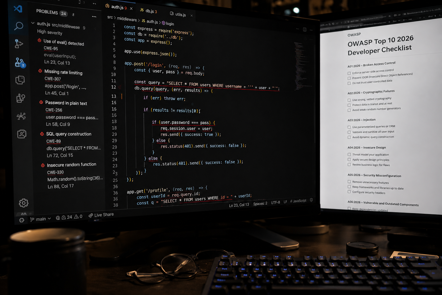 Website and Code Auditing